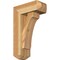 Ekena Millwork Legacy Craftsman Rough Sawn Bracket w/ Offset Brace, Western Red Cedar, 6"W x 14"D x 22"H BKT0604X14X22LEC04RWR - alternate 1